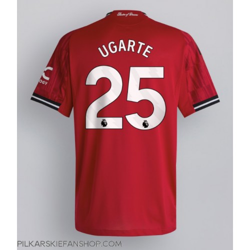 Koszulka piłkarska Manchester United Manuel Ugarte #25 Strój Domowy 2025-26 tanio Krótki Rękaw Koszulka piłkarska Manchester United Manuel Ugarte #25 Strój Domowy 2025-26 tanio Krótki Rękaw